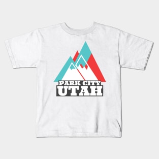 Park City Utah Vintage Travel Kids T-Shirt